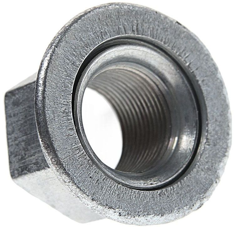 Гайка колесная с поворотным фланцем 22х1,5 мм ART 3101040, класс прочности 10, оцинкованная сталь - фото